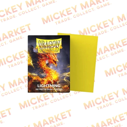Mickey Market Accessori Dragon Shield Standard Sleeves 100 Sleves Dual Matte Lightning AT-15047