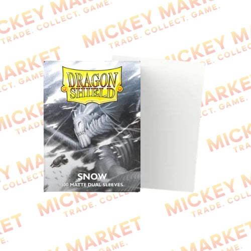 Mickey Market Accessori Dragon Shield Standard Sleeves 100 Sleves Dual Matte Snow AT-15005
