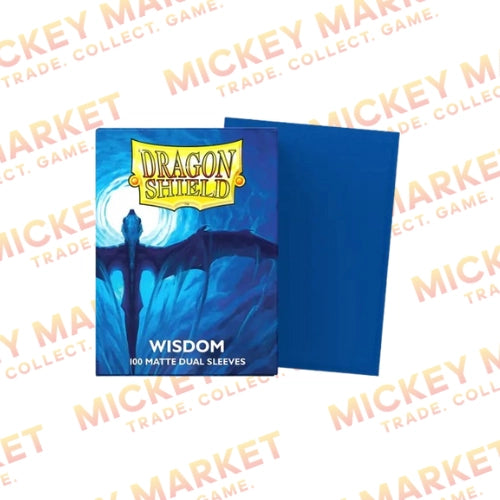 Mickey Market Accessori Dragon Shield Standard Sleeves 100 Sleves Dual Matte Wisdom AT-15057