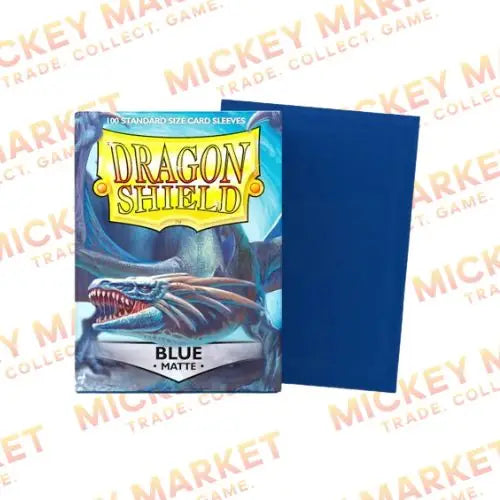 Mickey Market Accessori Dragon Shield Standard Sleeves 100 Sleves Matte Blue AT-11003