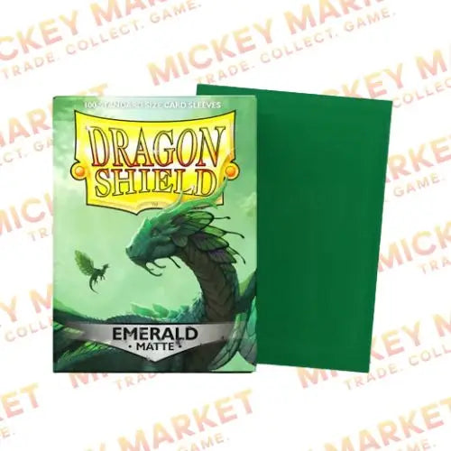 Mickey Market Accessori Dragon Shield Standard Sleeves 100 Sleves Matte Emerald AT-11036