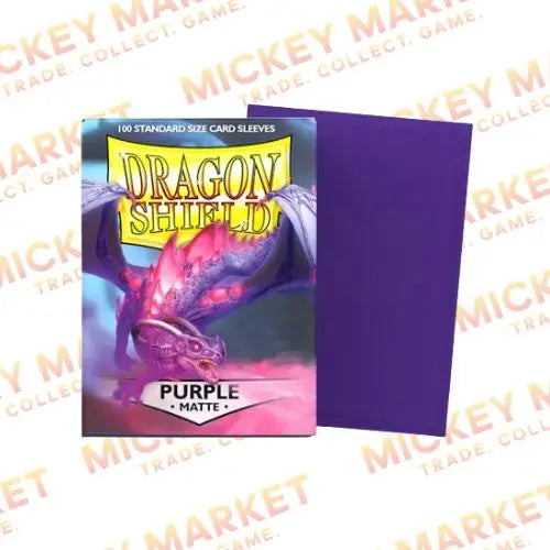 Mickey Market Accessori Dragon Shield Standard Sleeves 100 Sleves Matte Purple AT-11009