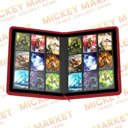 Mickey Market Accessori Ultimate Guard Zipfolio Xenoskin 360 Rosso