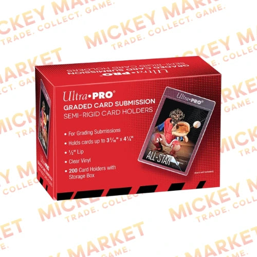 Mickey Market Accessori Ultra Pro 1/2" Lip Semi-Rigid Tall Card Holders 35pt (200pz) for Standard Size Cards