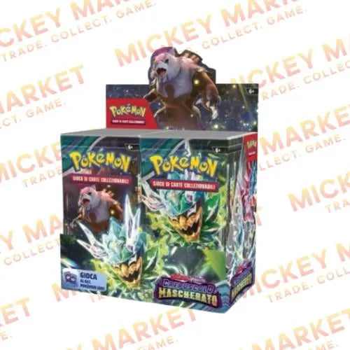 Mickey Market Booster Box 36 Bustine Pokemon Crepuscolo Mascherato ITA Italiano