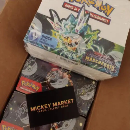 Micket Market Booster Box 36 Bustine Pokemon Crepuscolo Mascherato ITA