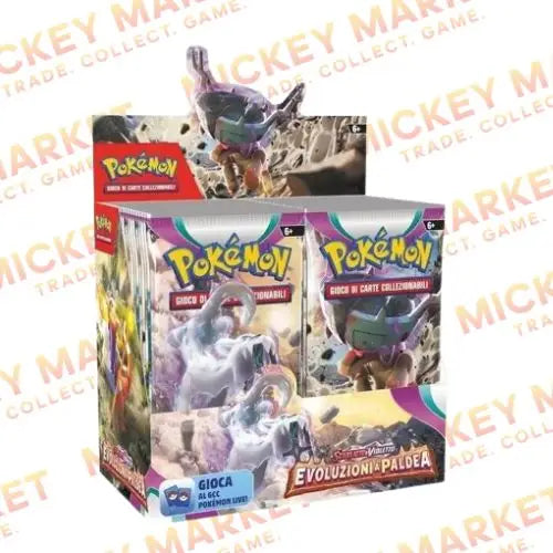 Mickey Market Booster Box 36 Bustine Pokemon Evoluzioni a Paldea ITA Italiano