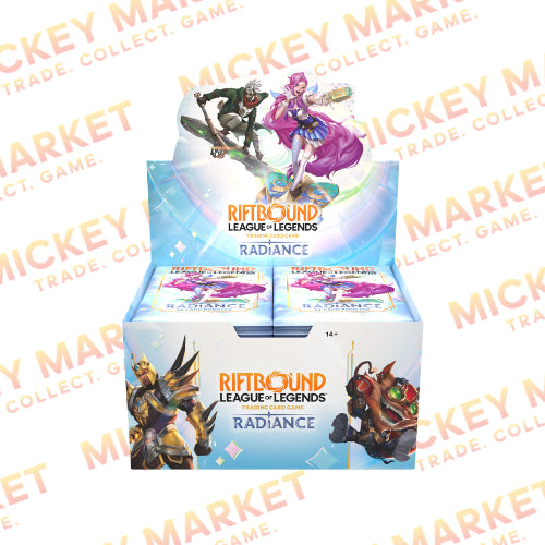 Mickey Market Booster Box Riftbound League of Legends TCG Radiance ENG Inglese