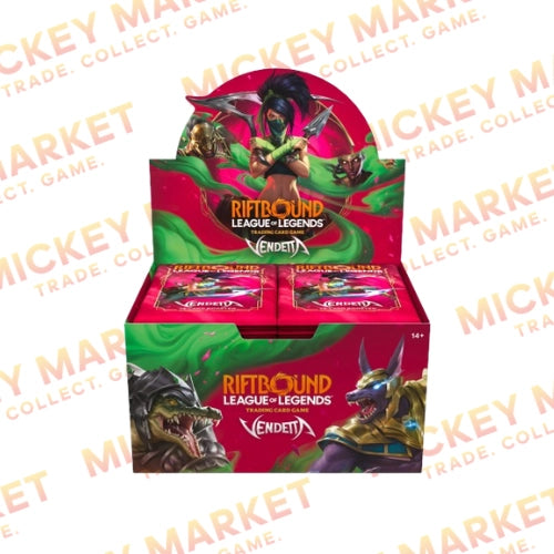 Mickey Market Booster Box Riftbound League of Legends TCG Vendetta ENG Inglese