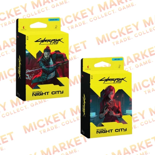 Mickey Market Cyberpunk TCG Welcome to Night City Starter Deck The Heist Embracing Power ENG Inglese