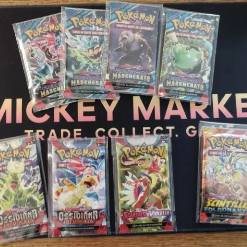 Mickey Market Mistery Box 01 Pokemon ITA Italiano F4