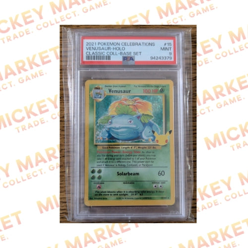 Mickey Market Pokemon Venusaur 15 Gran Festa ENG PSA 9