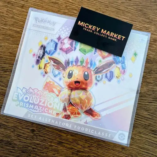 Mickey Market Set Allenatore Fuoriclasse Pokemon Evoluzioni Prismatiche ITA Italiano