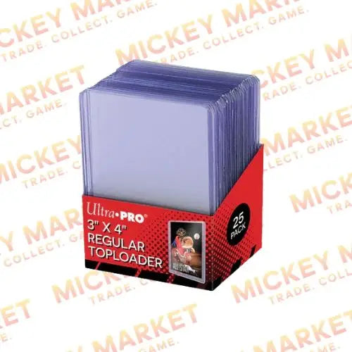 Mickey Market Accessori Ultra Pro Regular Toploader 25pz 3x4 35pt for Standard Size Cards