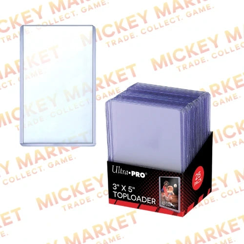 Mickey Market Accessori Ultra Pro Regular Toploader 25pz 3x5 35pt for Standard Size Cards