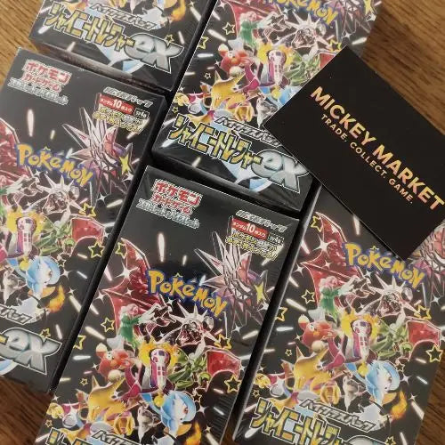 Mickey Market Booster Box 10 Bustine Pokemon Shiny Treasure ex sv4a JAP Giapponese
