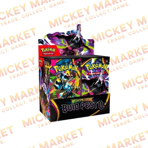 Mickey Market Booster Box 36 Bustine Pokemon Buio Pesto ITA Italiano