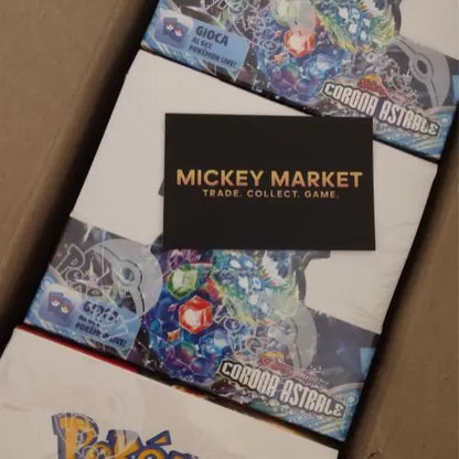 Mickey Market Booster Box 36 Bustine Pokemon Corona Astrale ITA Italiano