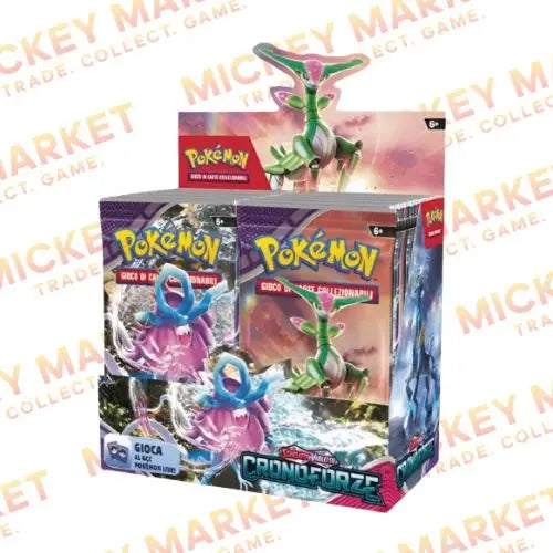 Mickey Market Booster Box 36 Bustine Pokemon Cronoforze ITA Italiano