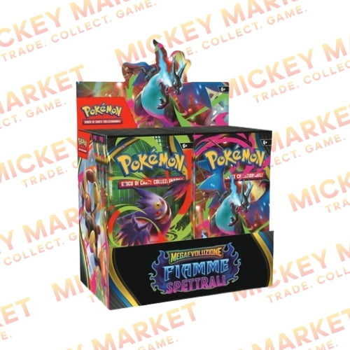 Mickey Market Booster Box 36 Bustine Pokemon Fiamme Spettrali ITA Italiano