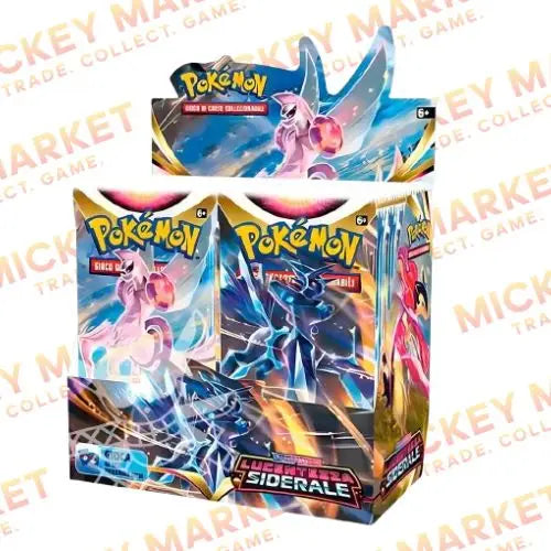 Mickey Market Booster Box 36 Bustine Pokemon Lucentezza Siderale ITA Italiano