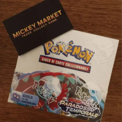 Mickey Market Booster Box 36 Bustine Pokemon Paradosso Temporale ITA Italiano