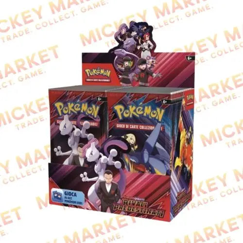 Mickey Market Booster Box 36 Bustine Pokemon Rivali Predestinati ITA Italiano