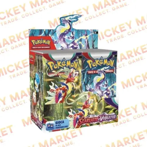 Mickey Market Booster Box 36 Bustine Pokemon Scarlatto e Violetto ITA Italiano