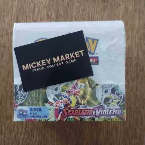 Mickey Market Booster Box 36 Bustine Pokemon Scarlatto e Violetto ITA Italiano