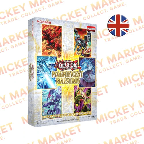 Mickey Market Booster Box 3 Bustine Yu-Gi-Oh Magnificent Maestros ENG Inglese