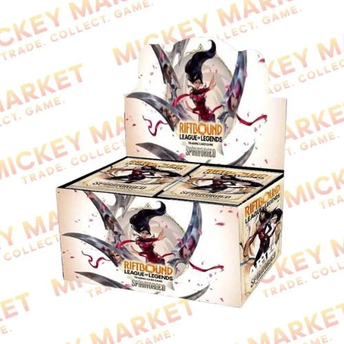 Mickey Market Booster Box Riftbound League of Legends TCG Spiritforged ENG Inglese