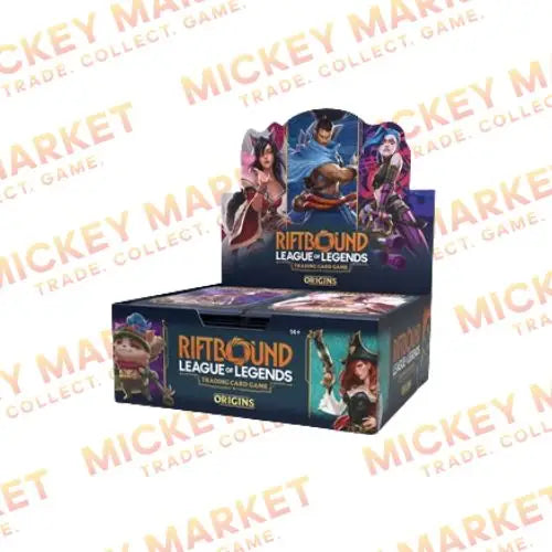 Mickey Market Booster Display Riftbound League of Legends TCG Set One Origins ENG