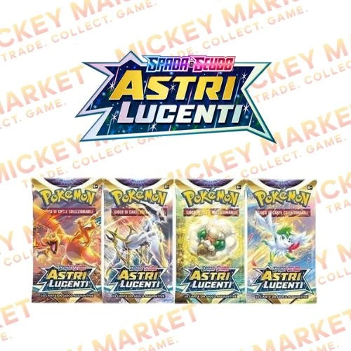 Mickey Market Bustine Singole Pokemon Spada e Scudo Astri Lucenti ITA Italiano