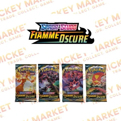 Mickey Market Bustine Singole Pokemon Spada e Scudo Fiamme Oscure ITA Italiano