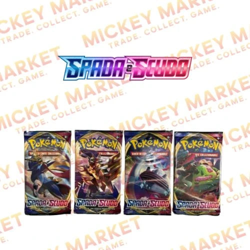 Mickey Market Bustine Singole Pokemon Spada e Scudo ITA Italiano