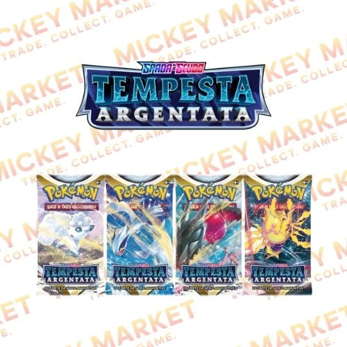 Mickey Market Bustine Singole Pokemon Spada e Scudo Tempesta Argentata ITA Italiano