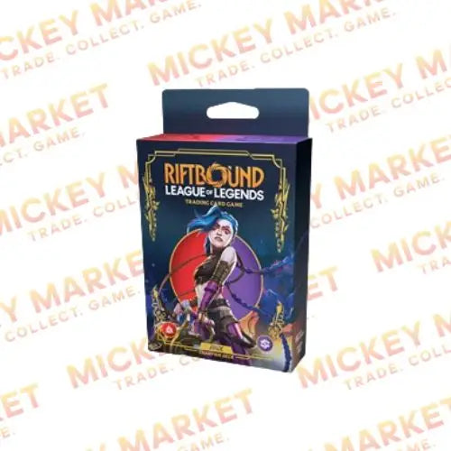 Mickey Market Champion Deck Riftbound League of Legends TCG Set One Origins Jinx ENG Inglese