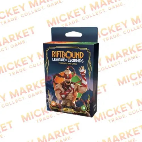 Mickey Market Champion Deck Riftbound League of Legends TCG Set One Origins Lee Sin ENG Inglese