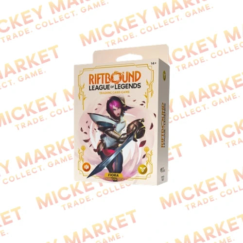 Mickey Market Champion Deck Riftbound League of Legends TCG Spiritforged Flora ENG Inglese