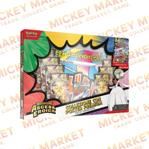 Mickey Market Collezione Con Poster Premium Mega Gardevoir Pokemo ITA Italiano