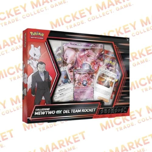 Mickey Market Collezione Pokemon MewTwo Ex del Team Rocket ITA Italiano