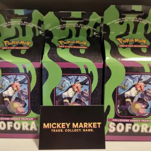 Mickey Market Collezione Torneo Premium Pokemon Sofora ITA Italiano F2
