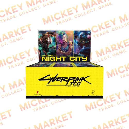 Mickey Market Cyberpunk TCG Welcome to Night City Booster Box ENG Inglese
