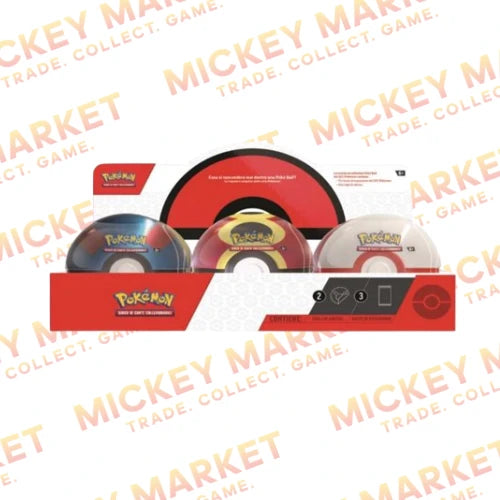 Mickey Market Display 6x Pokemon Tin Poke Ball Ottobre 2025 Assortito Pokemon ITA Italiano