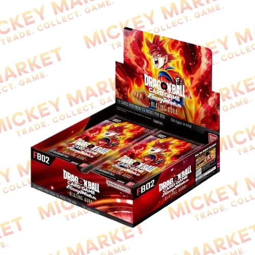 Mickey Market Dragon Ball Super Fusion World FB-02 Blazing Aura Booster Box ENG Inglese