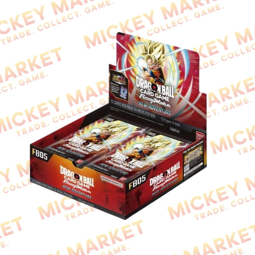 Mickey Market Dragon Ball Super Fusion World FB-05 New Adventure Booster Box ENG Inglese