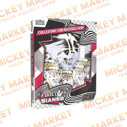 Mickey Market Fuoco Bianco Collezione con Raccoglitore Pokemon ITA Italiano