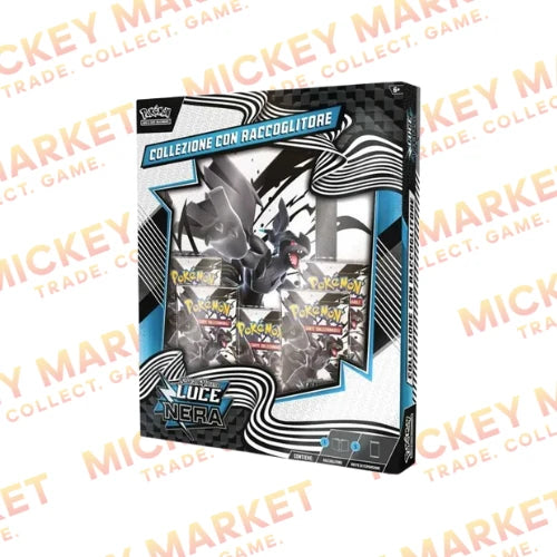 Mickey Market Luce Nera Collezione con Raccoglitore Pokemon ITA Italiano