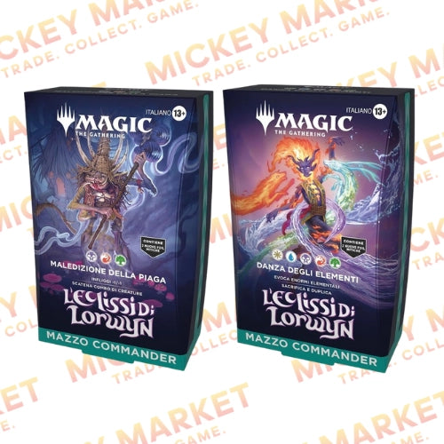 Mickey Market Magic The Gathering L Eclissi di Lorwyn Commander Box 2 Deck ENG Inglese