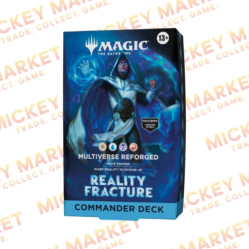 Mickey Market Magic The Gathering Reality Fracture Multiverse Reforged Commander Deck ENG Inglese
